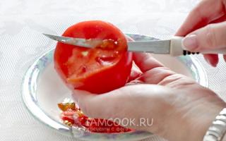 Вкусный, простой салат из помидоров Ачик-Чучук (Шакарап) Салат из лука с уксусом